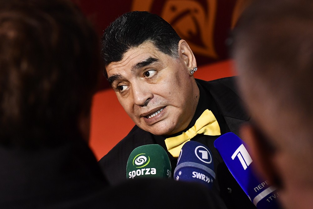 ex-voetballer Maradona