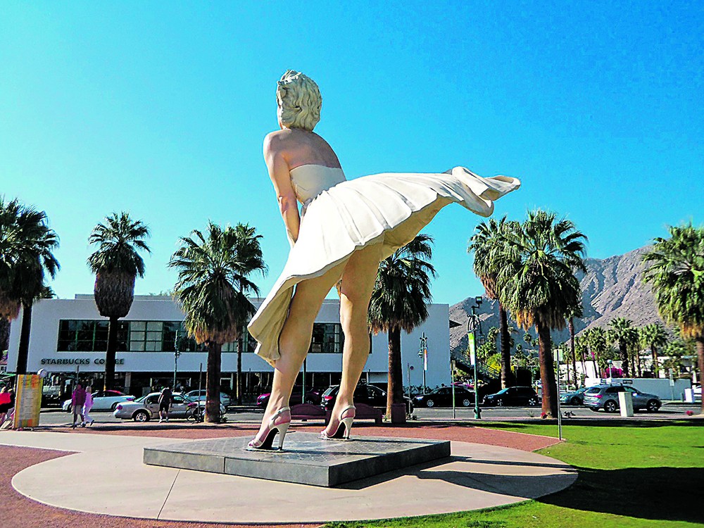 Standbeeld Marilyn Monroe