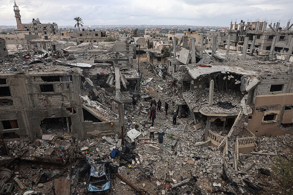 vernieling in Gaza