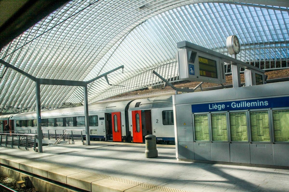 treinstation in Luik