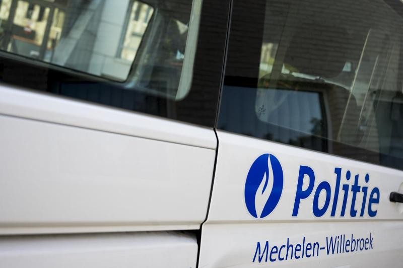 een wagen van de politie van Mechelen en Willebroek