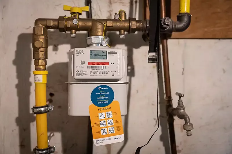 een gasmeter 