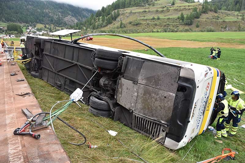 Busongeval Zwitserland 