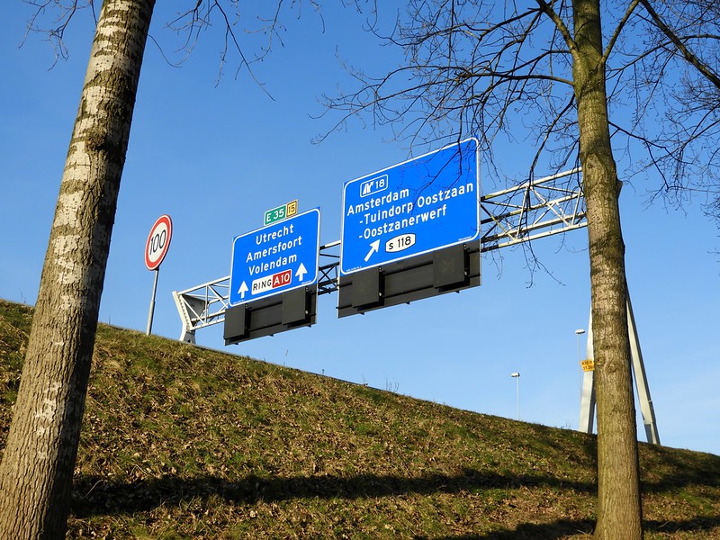 snelweg in Nederland