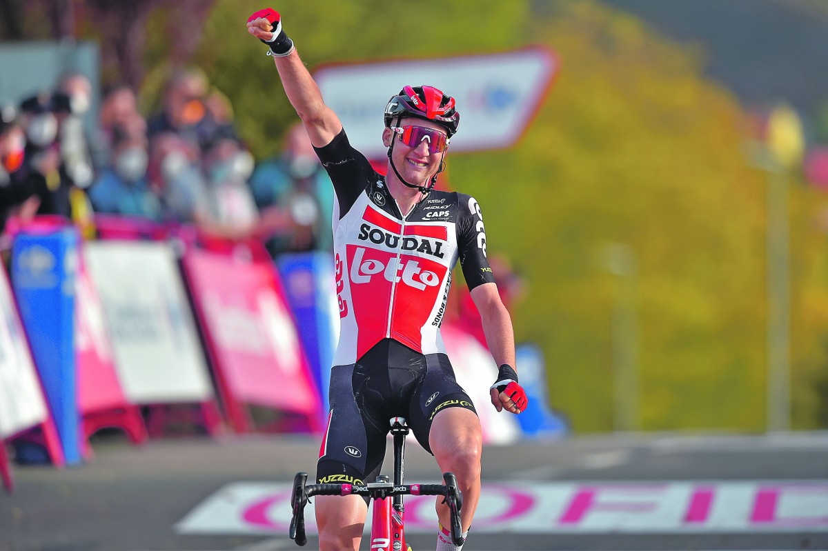 Tim Wellens wint de Vuelta