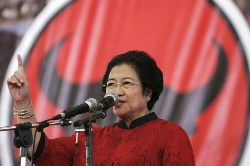 De eerste vrouwelijke president van Indonesië 