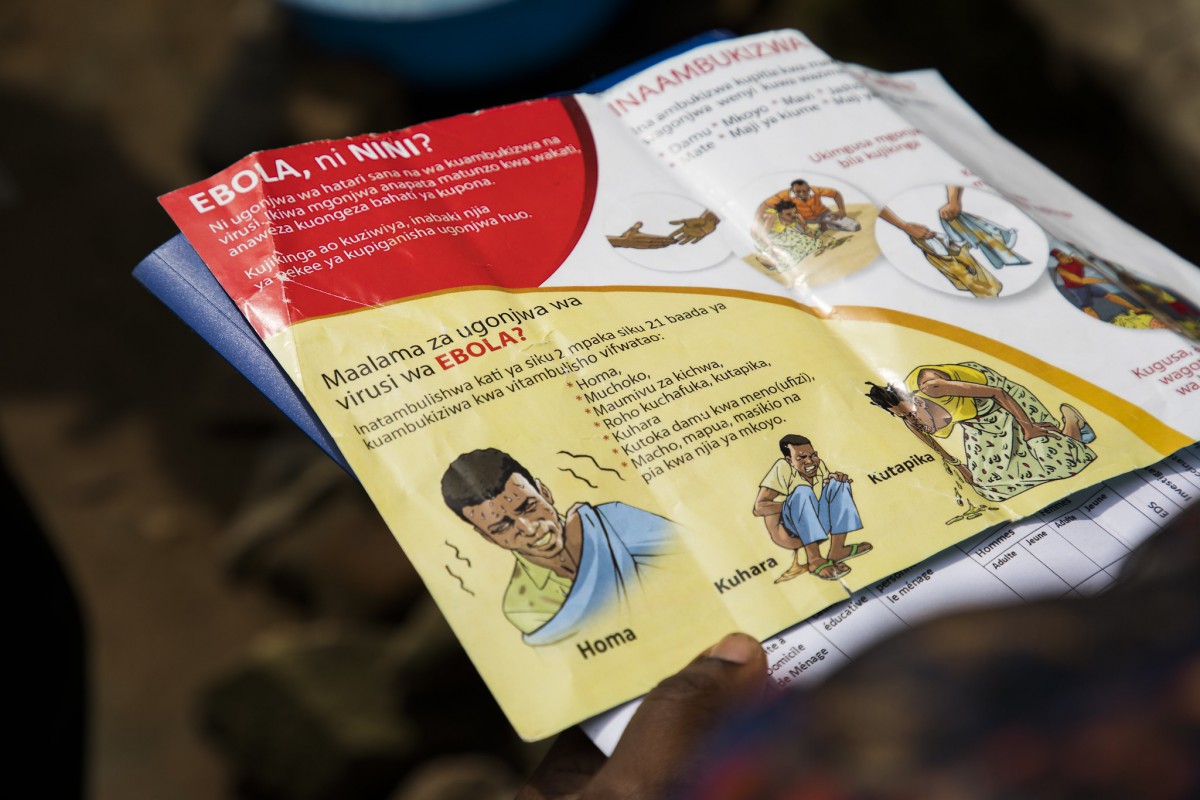 Brochure over ebola