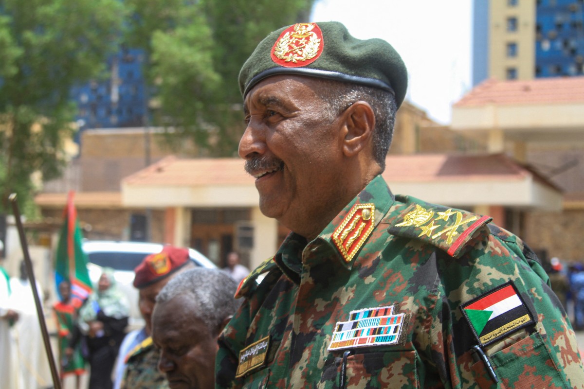 Abdel Fattah al-Burhan, leider van het leger van Soedan